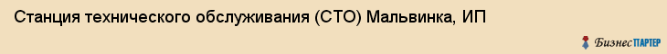 Станция технического обслуживания (СТО) Мальвинка, ИП, Тюмень